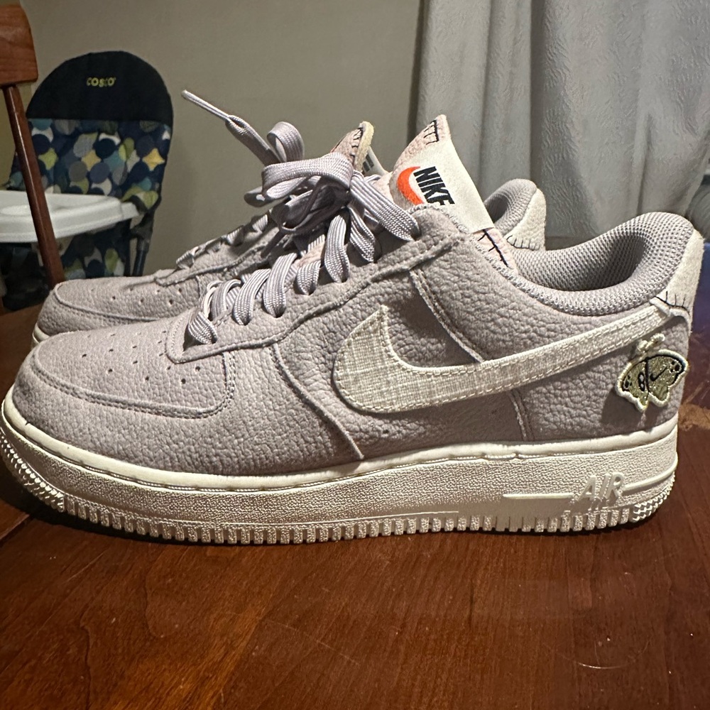 Nike Air Force One lavender EUC